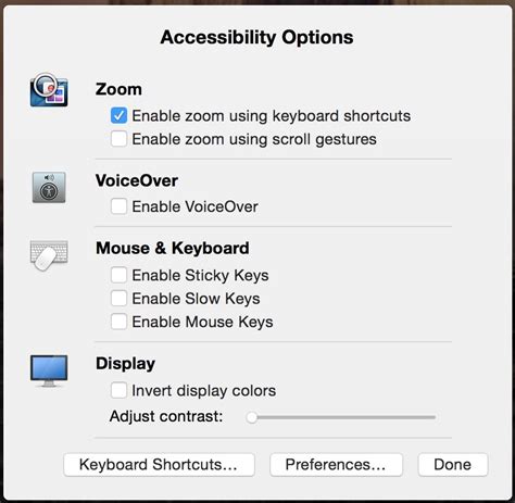 How To Enable Os X Accessibility Options Instantly Imore