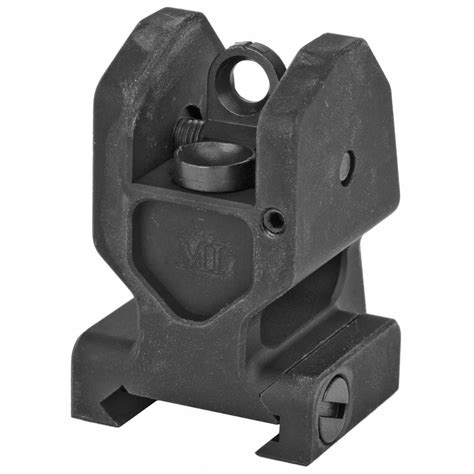 Midwest Industries Micbuis Combat Fixed Rear Sight Ar 15 M4 M16 Black