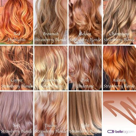 Use Strawberry Blonde Hair Color Chart For A Perfect Shade Belletag Blonde Hair Color Chart