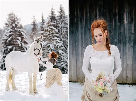 Lamb And Blonde Alice In Wonderland Winter Wedding