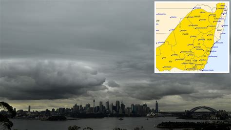 Bom Rain Radar Shows Thunderstorms To Hit Sydney Much Of New South