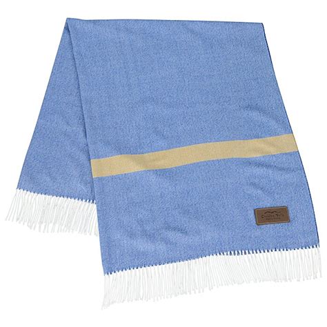 Denim Blue Fringed Throw Blanket 162666