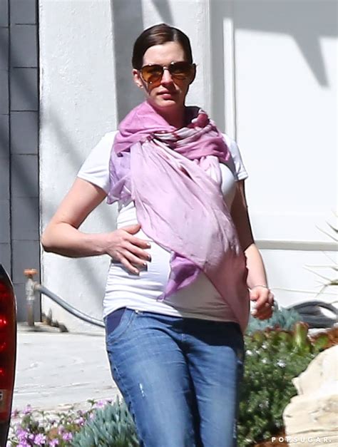 Pregnant Anne Hathaway Out In La March 2016 Popsugar Celebrity Photo 6