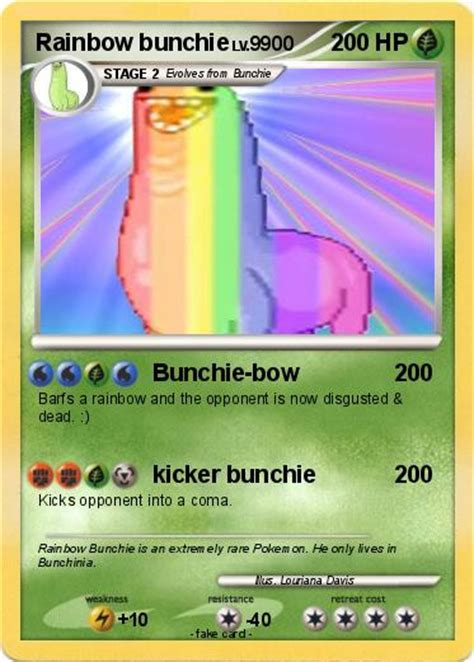 Maybe you would like to learn more about one of these? Pokémon Rainbow bunchie 27 27 - Bunchie-bow - My Pokemon Card