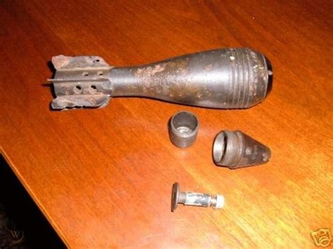 Wwii Relic Original Inert Russian 50mm Mortar Body 20207131