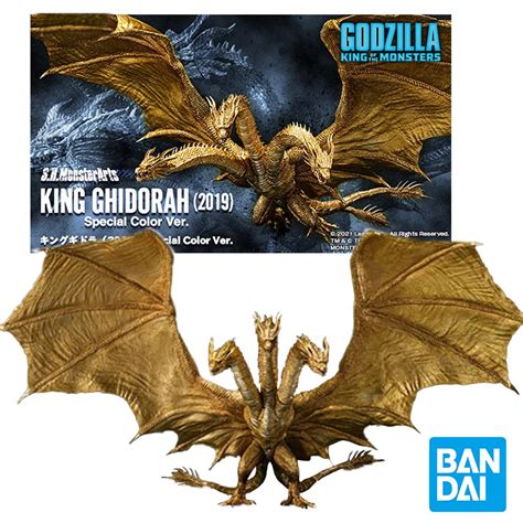 Sh Monsterarts King Ghidorah 2019 And Godzilla 2021 Town