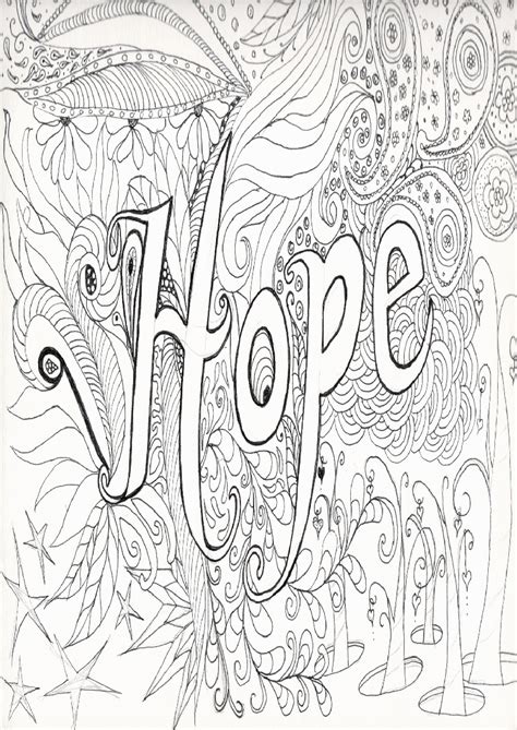 If you want a design without a lot of detail, this one might be perfect for you! Abstract Coloring Pages For Teenagers Difficult - Coloring ...
