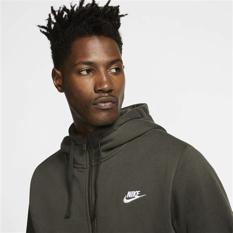 hanorac nike m nsw club hoodie fz bb bv2645355 barbati kaki xl emag ro