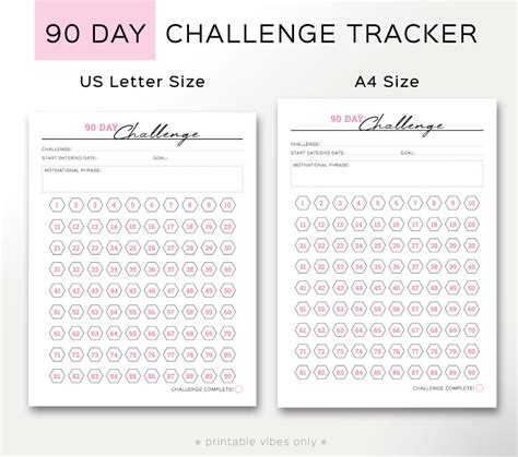 Printable 90 Day Workout Chart Fitness Workout Routine Strenght