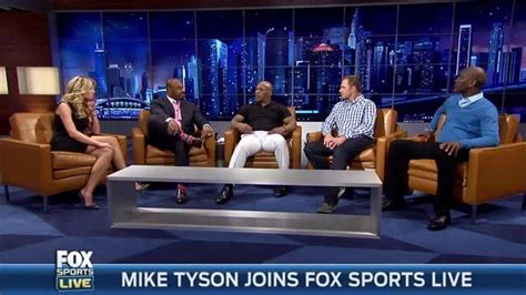 Mike Tyson Joins Fox Sports Live Part 2 One News Page