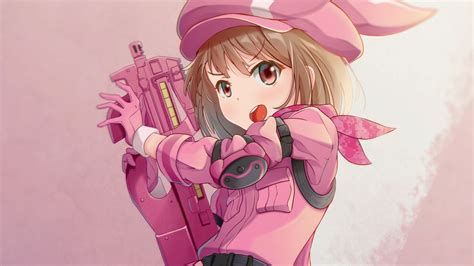 Desktop Wallpaper Pink Dress Anime Girl Karen