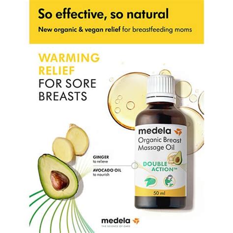 Breast Massage Oil I Organic And Vegan Medela