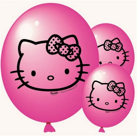 Free Hello Kitty With Balloons Png Download Free Hello Kitty With