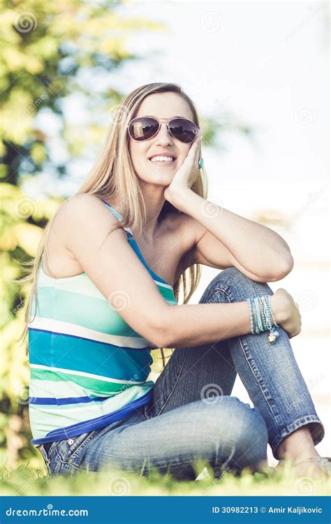Smiling Female Stock Image Image Of Vacation Portrait