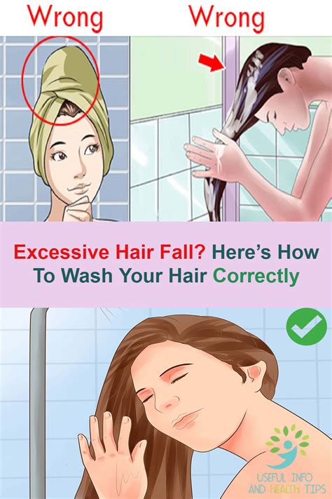Excessive Hair Fall Heres How To Wash Your Hair Correctly Excessive Hair Fall Fall Hair