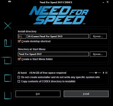 Need For Speed 2015 Codex Need For Speed 2015 Codex