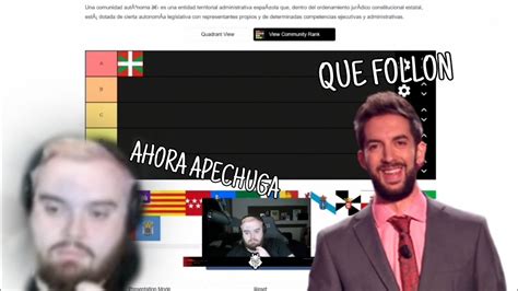 Maybe you would like to learn more about one of these? TIER LIST DE COMUNIDADES DE ESPAÑA IBAI Y BRONCANO ...