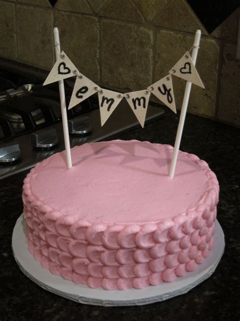 Girly Pink Birthday Cake Cute Birthday Cakes Pink Birthday Cakes