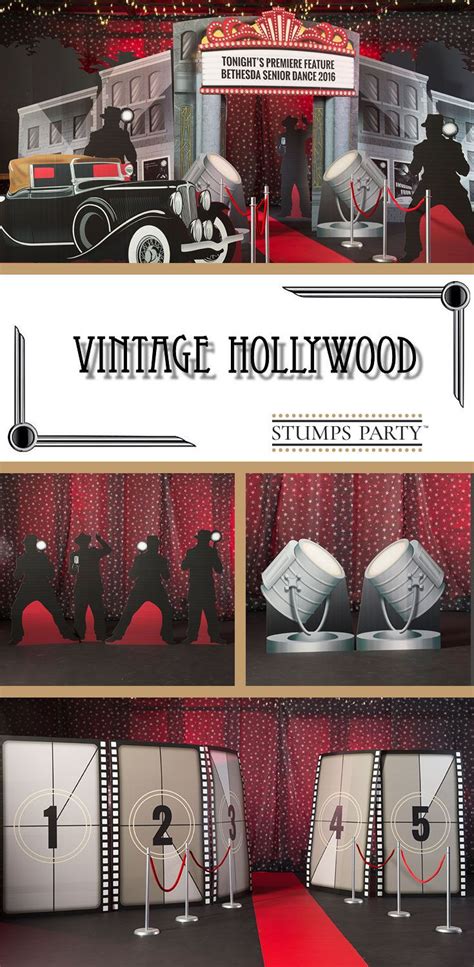 Create A Hollywood Inspired Celebration Using Our Vintage Hollywood