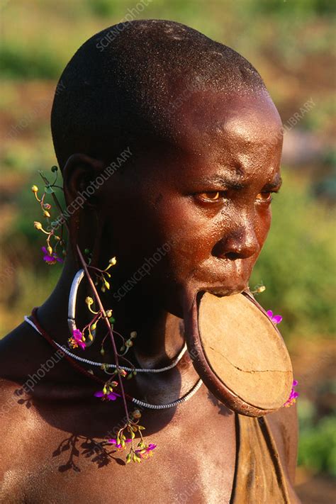 Mursi People Of The Murle Region Stock Image C0046219 Science Photo Library