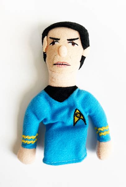 Star Trek Mr Spock Magnetic Personality Finger Puppet Magnet Bobble