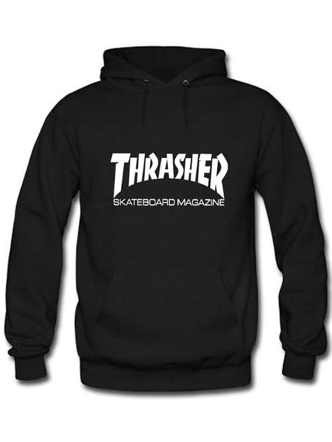 Pánská Mikina Thrasher Skate Mag Hood Black Boardmaniacz