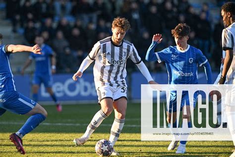 Belgium Soccer Youth League Play Offs Krc Genk Vs Juventus Andrea Bonetti 35 Of Juventus Pictured