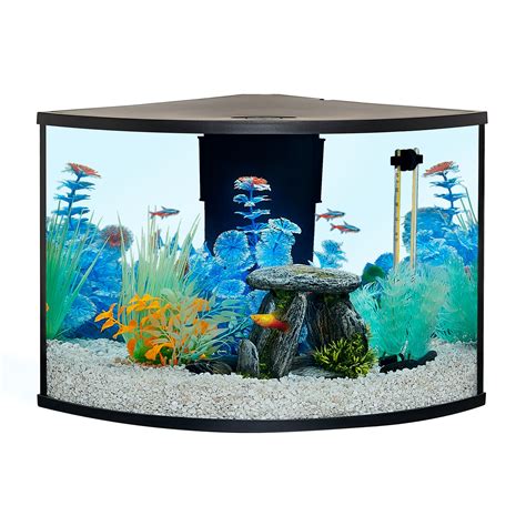 Top Fin Corner Tank Aquarium Starter Kit 6 Gallon Fish Starter