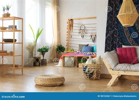 Ethnic Apartment Interior Design Stock Image Image Of Lamp Ethereal
