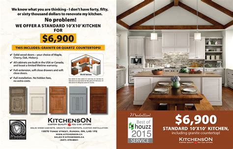 The ownership has actually been in the natural stone and tile business for over ten years, providing quality stone, tile, marble and granite materials for remodeling kitchen and. A standard 10' x 10' kitchen including Granite or Quartz countertop for $6,900 - Kitchens Ontario