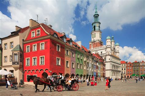 Stary Rynek Old Market Square Merchants Houses Polen Reisen Europa