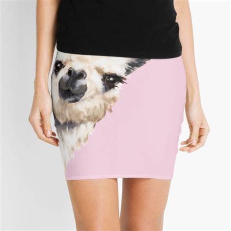 sneaky llama mini skirt by bignosework mini skirts mini skirts