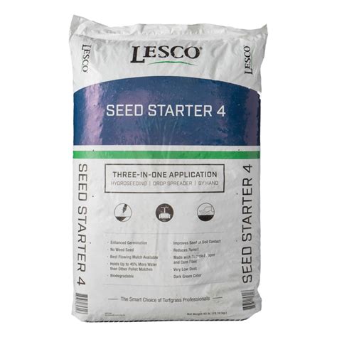 Lesco Seed Starter 4 Mulch 40 Lb Siteone