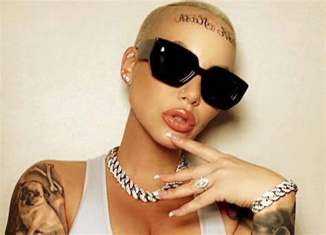 Amber Rose Defends Her New Controversial Tattoo While Doing Good Deeds