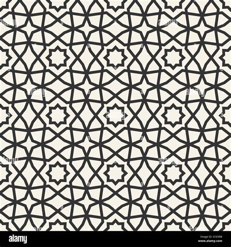 Arabic Wallpaper Pattern Eastern Pattern Vector Illustration Of