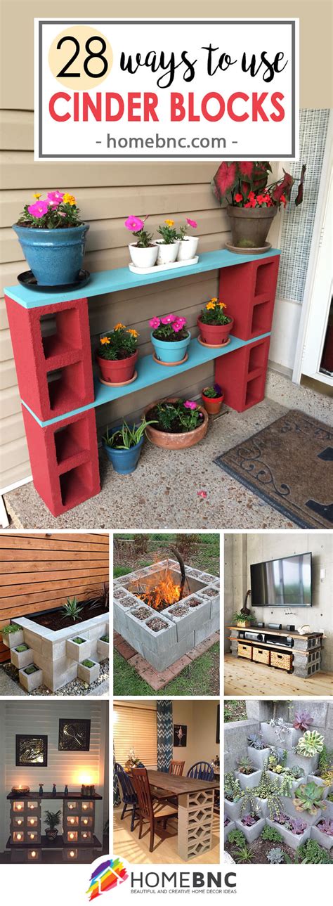 28 Best Ways To Use Cinder Blocks Ideas And Designs For 2020