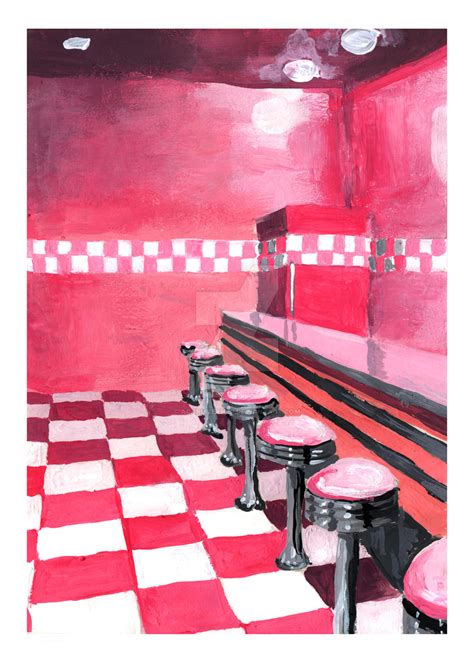 Pink Diner By Acarlizeynep On Deviantart