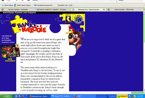Banjo Kazooie Official Websites Banjo Kazooie Wiki Fandom