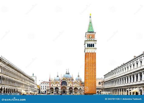 San Marco Square En Venice Italy Foto De Archivo Editorial Imagen De Italiano Azul 243701128