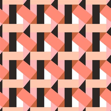 Seamless Multicolor Diagonal Lines Geometric Pattern