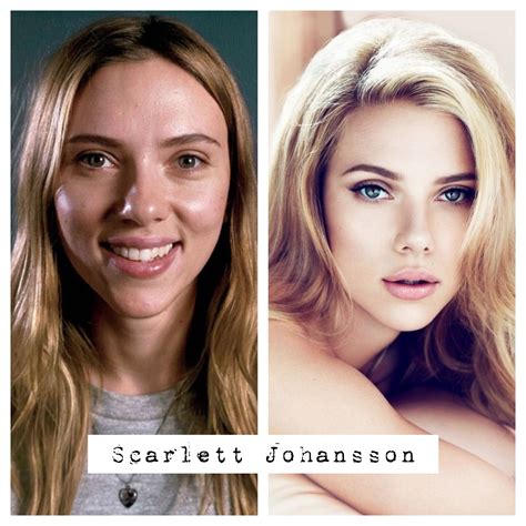 Scarlett Johansson Before After