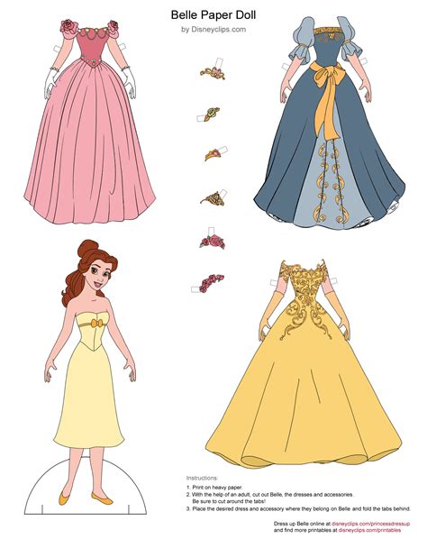 Disney Princess Printable Paper Dolls Discover The Beauty Of Printable Paper