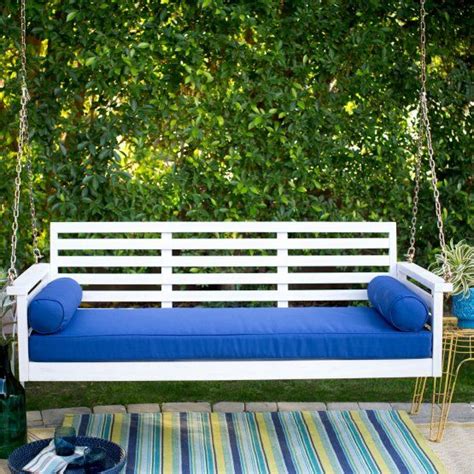 Belham Living Brighton Beach Deep Seating Porch Swing Bed With Cushion