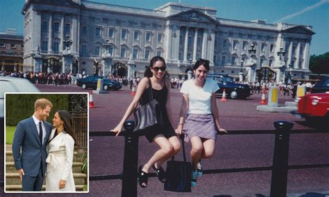 Meghan Markle Posed Outside Buckingham Palace Aged 15