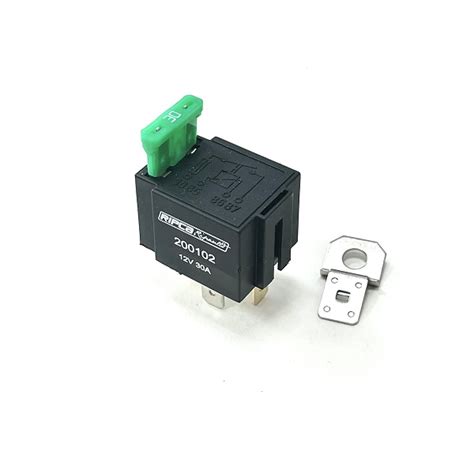 12v 30a 4 Pin Fused Relay Normally Open Configuration 12v 30a Fused