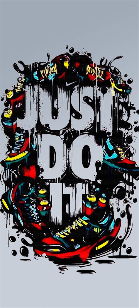 Nike Just Do It Cool Style Shoes Wallpaper For Iphone