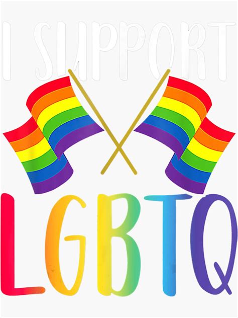 lgbt gay pride month i support lgbtq sticker by messeriveskaivu
