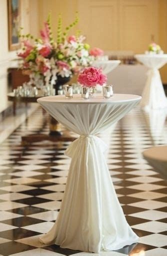 How do you decorate your coffee table? classic cocktail table | Wedding table, Cocktail table ...