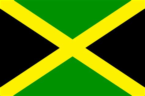 Flag Of Jamaica Coloring Page Print Color Fun