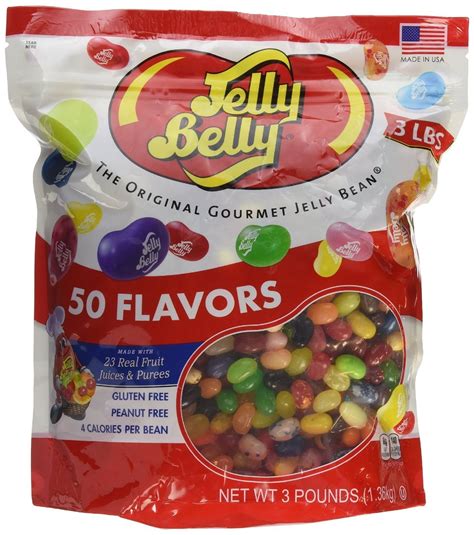 Jelly Belly Jelly Beans 50 Flavors 3 Pounds 3 Pack